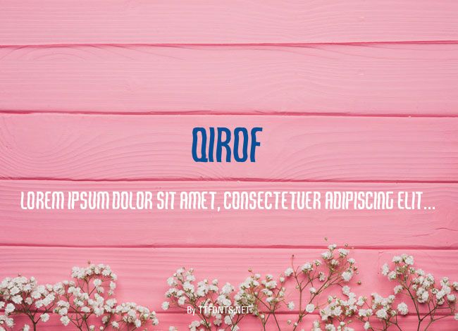 Qirof example
