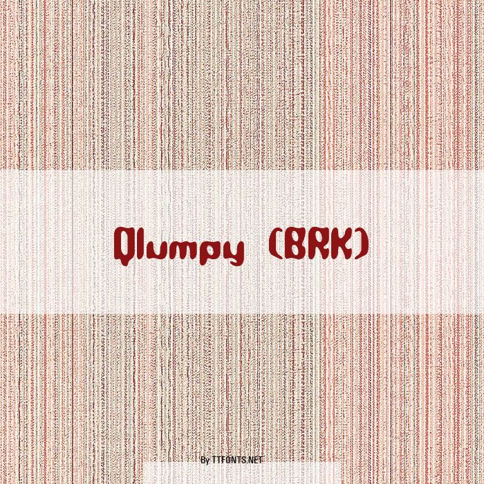 Qlumpy (BRK) example