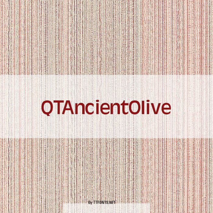 QTAncientOlive example