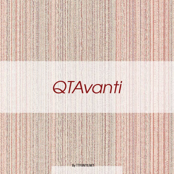 QTAvanti example