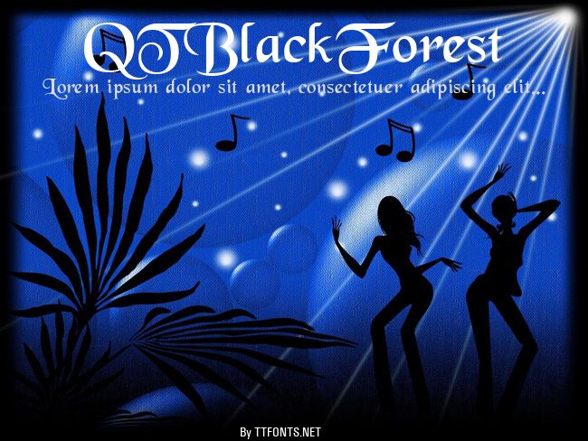 QTBlackForest example