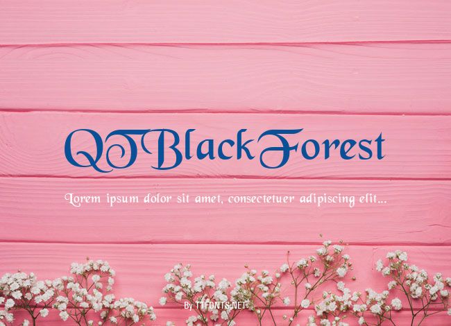 QTBlackForest example