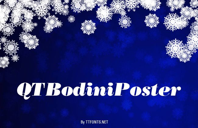 QTBodiniPoster example