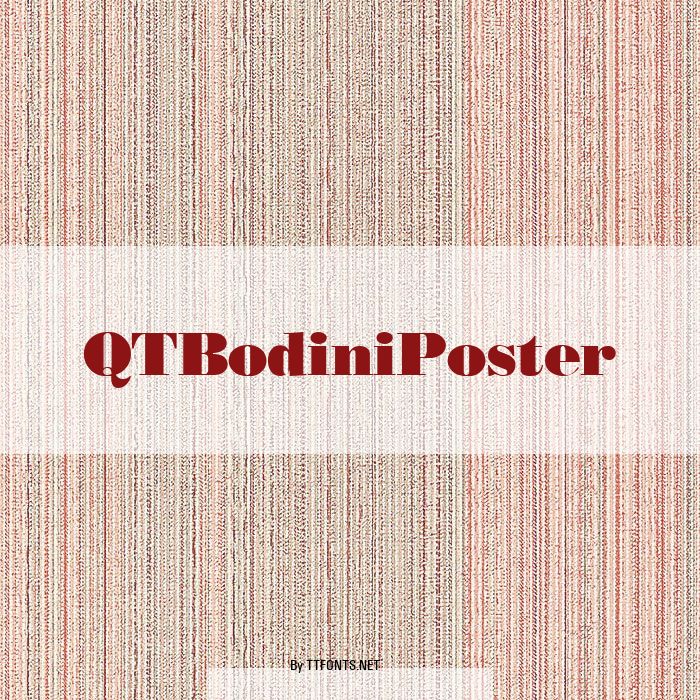 QTBodiniPoster example