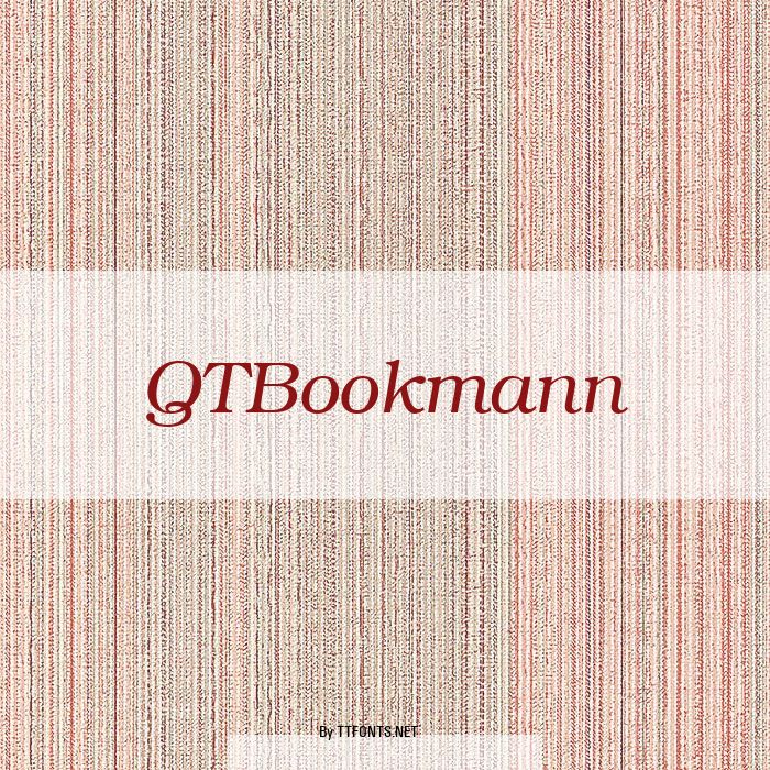 QTBookmann example