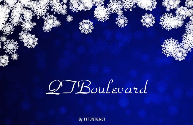 QTBoulevard example