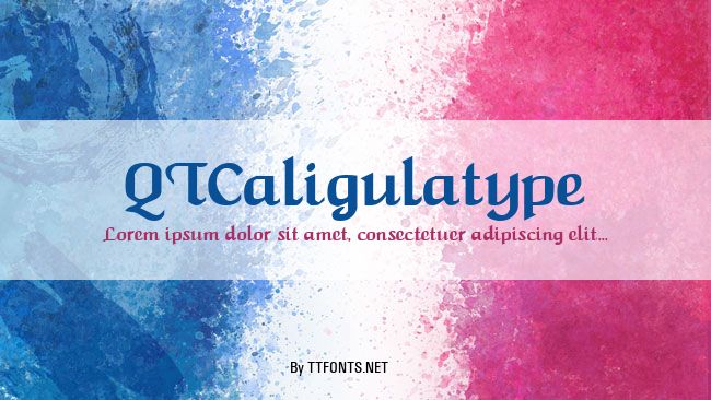 QTCaligulatype example