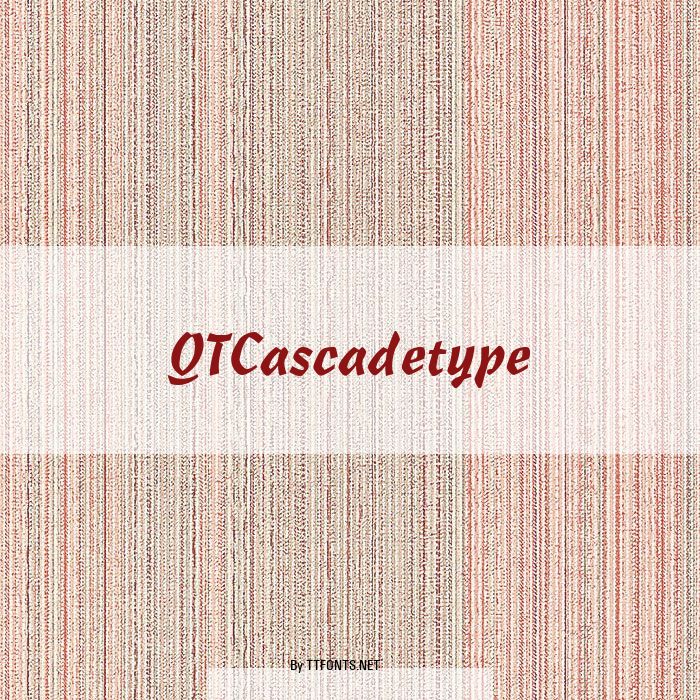 QTCascadetype example