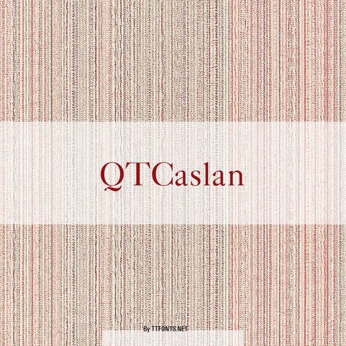 QTCaslan example