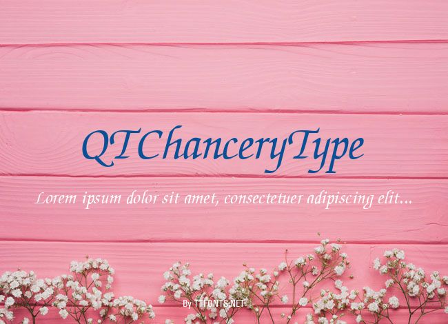 QTChanceryType example