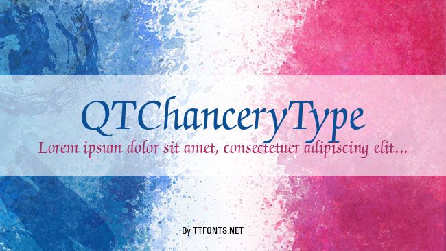 QTChanceryType example