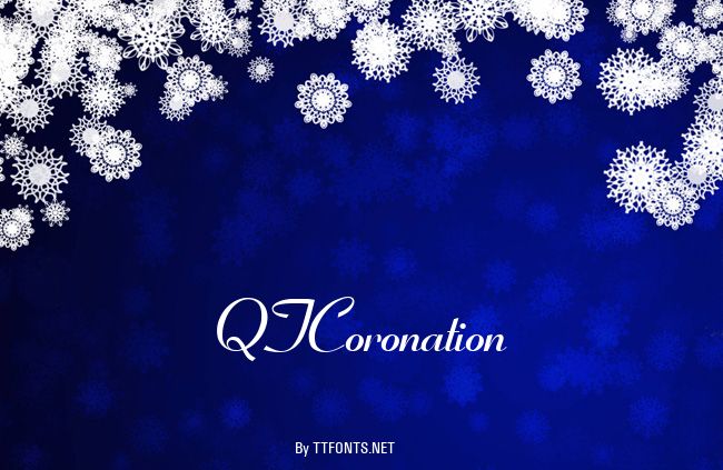 QTCoronation example