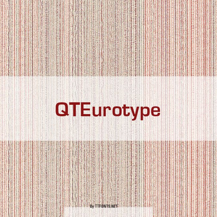 QTEurotype example