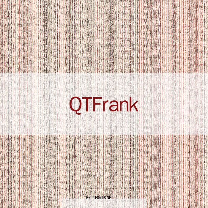 QTFrank example
