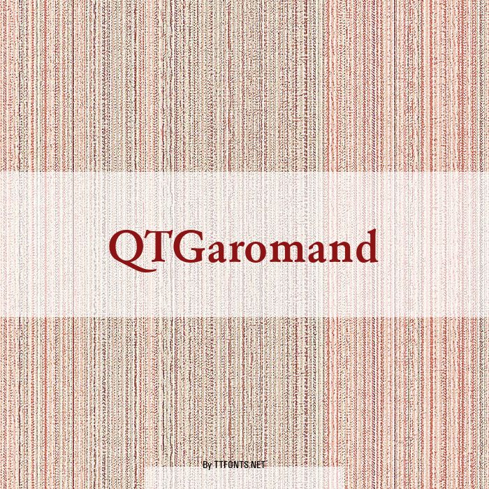 QTGaromand example