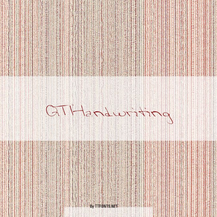 QTHandwriting example