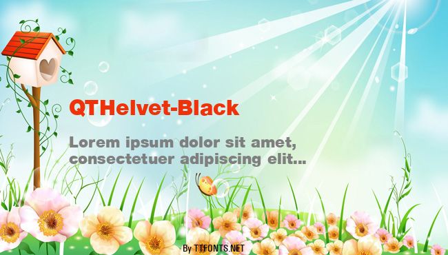 QTHelvet-Black example
