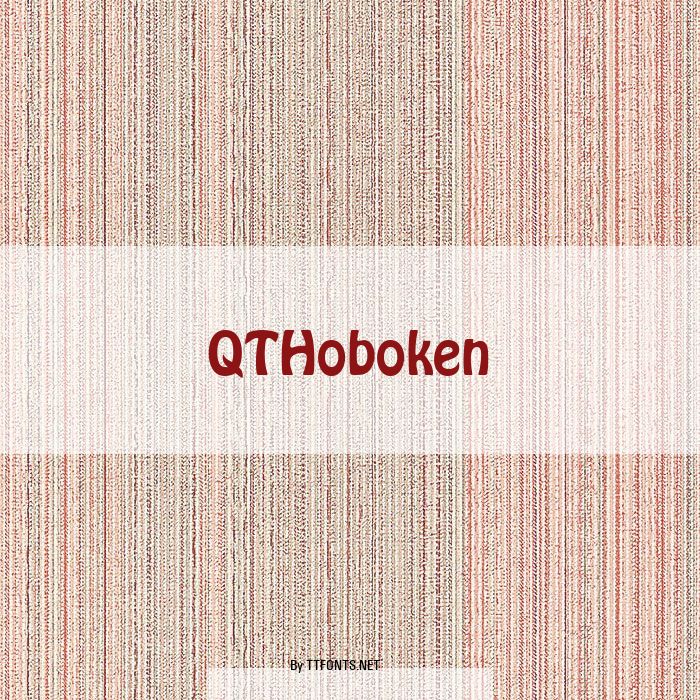 QTHoboken example