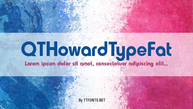 QTHowardTypeFat example