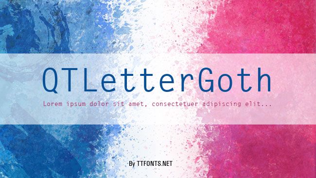QTLetterGoth example