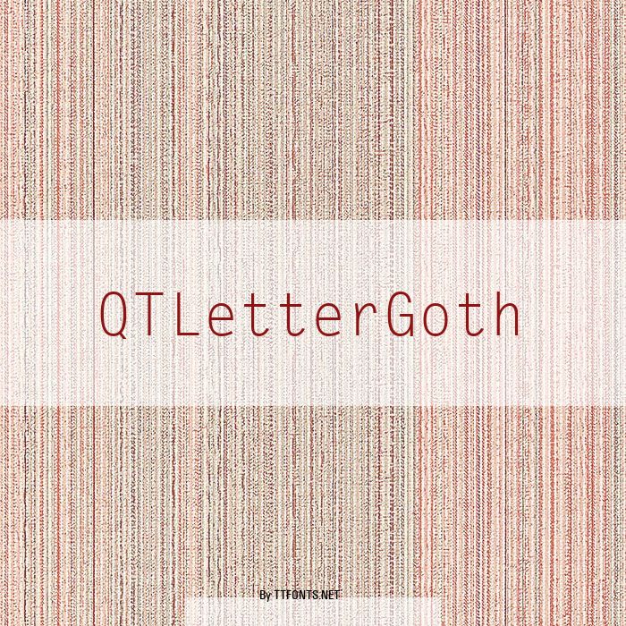 QTLetterGoth example