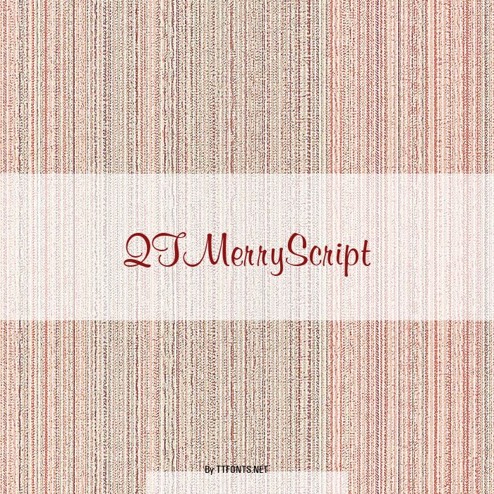 QTMerryScript example