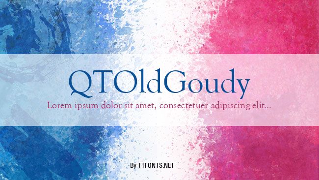 QTOldGoudy example