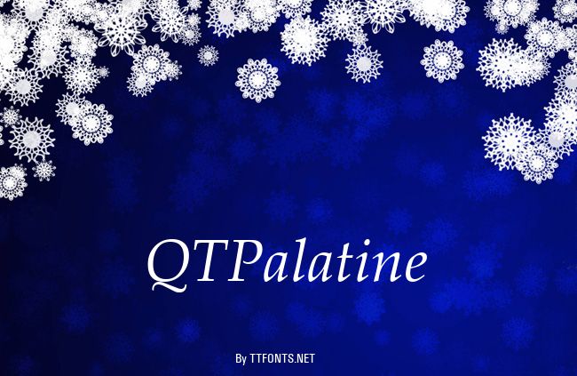 QTPalatine example