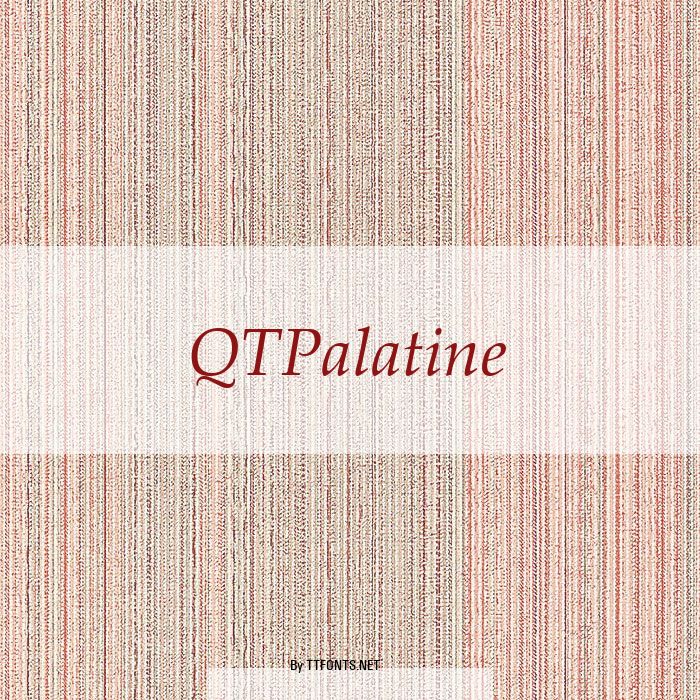 QTPalatine example