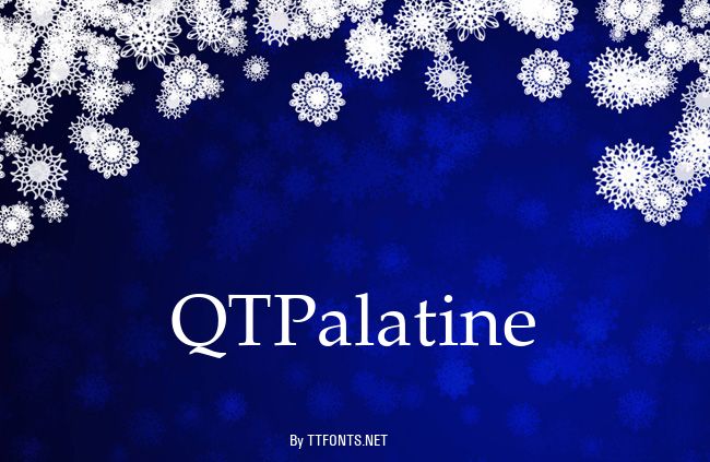QTPalatine example