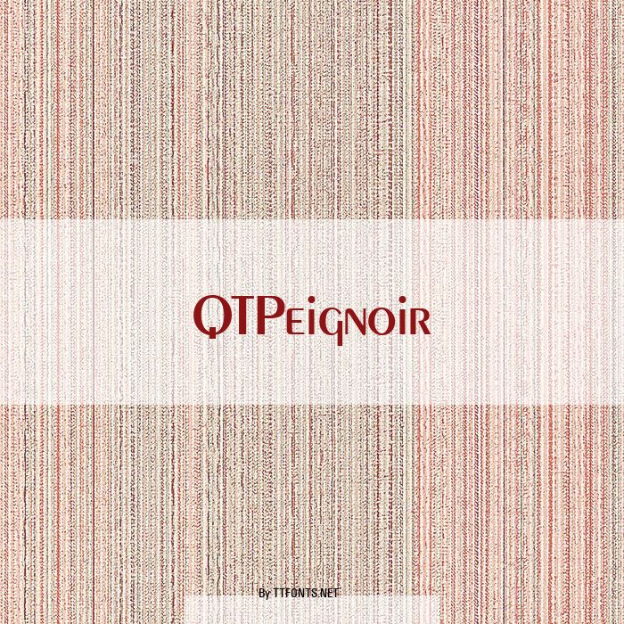 QTPeignoir example