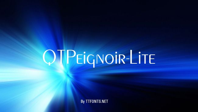 QTPeignoir-Lite example