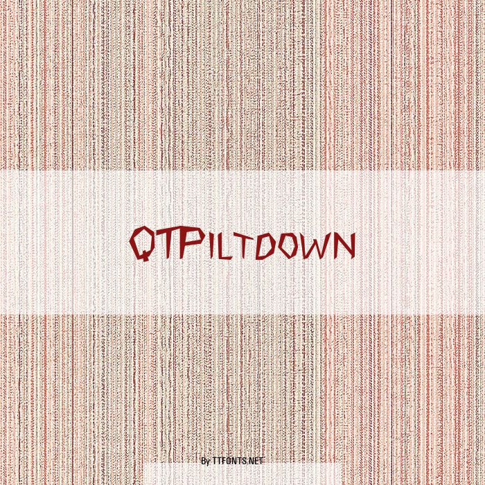 QTPiltdown example