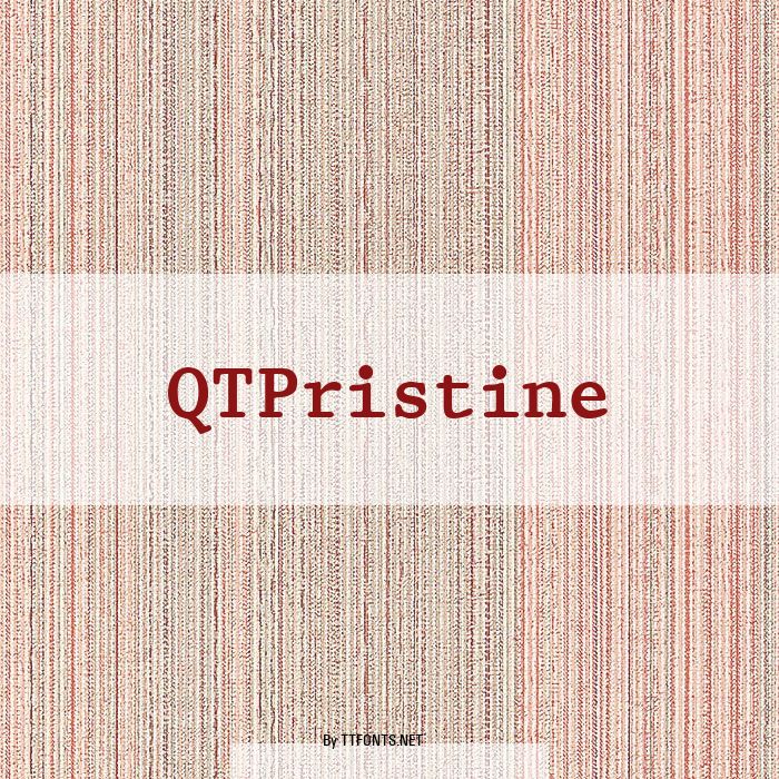 QTPristine example
