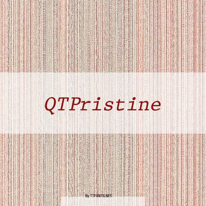 QTPristine example
