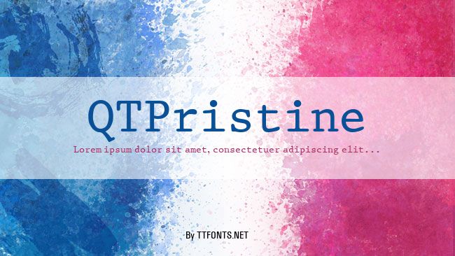 QTPristine example