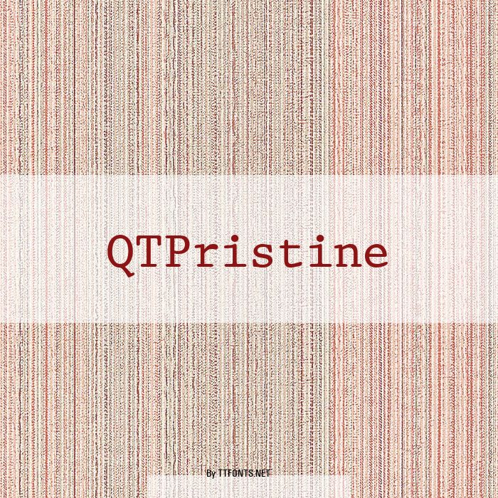 QTPristine example