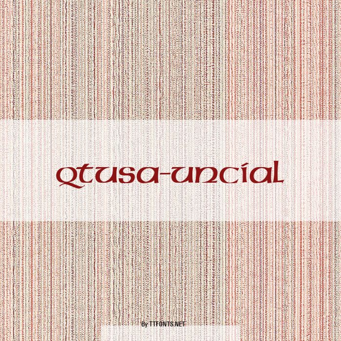 QTUSA-Uncial example