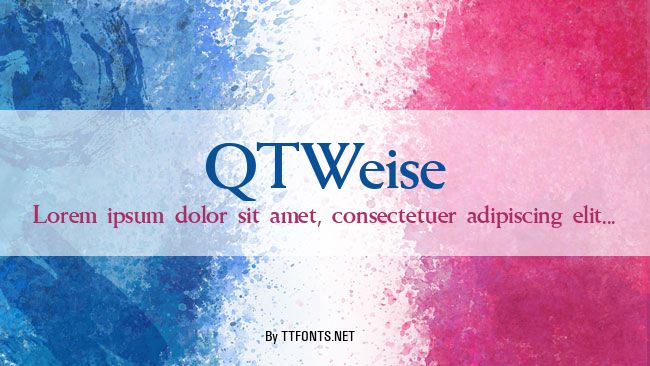 QTWeise example