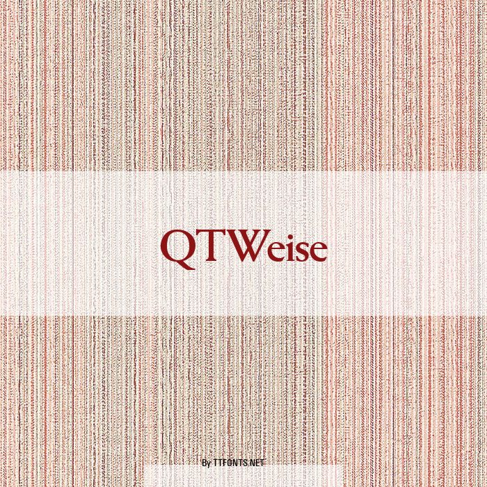 QTWeise example