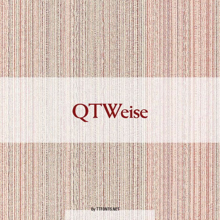 QTWeise example