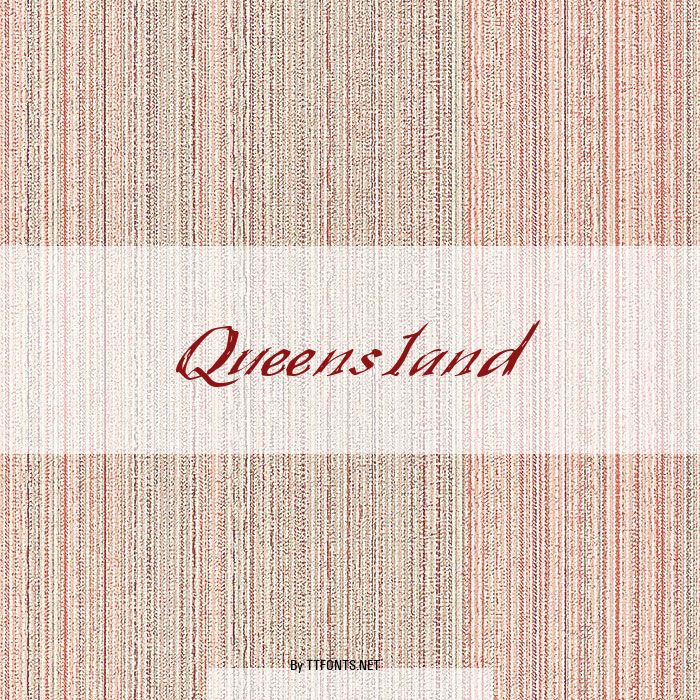 Queensland example