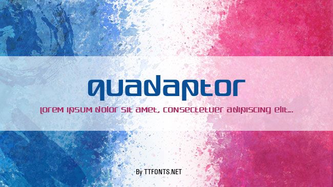 Quadaptor example