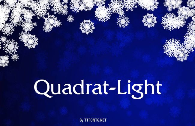 Quadrat-Light example