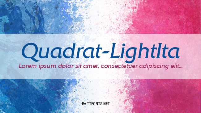 Quadrat-LightIta example