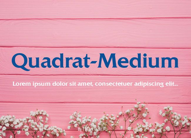 Quadrat-Medium example
