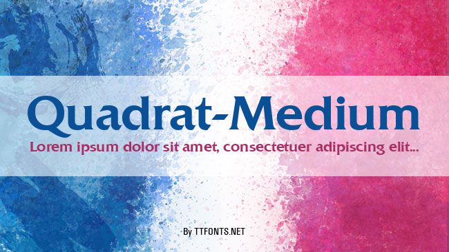 Quadrat-Medium example