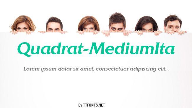 Quadrat-MediumIta example