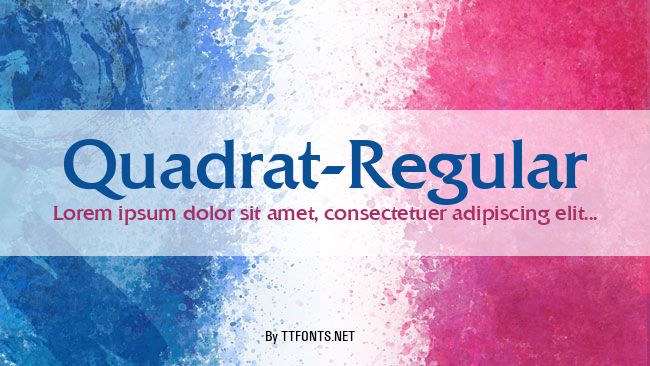 Quadrat-Regular example