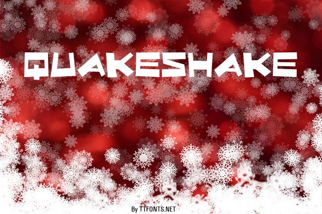 QuakeShake example